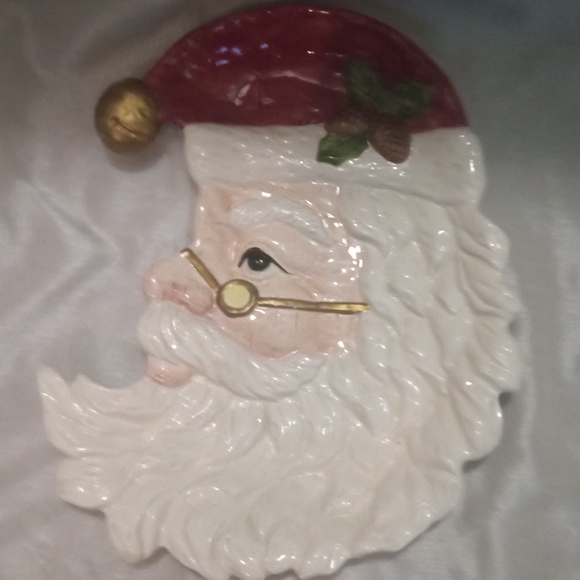 Omnibus By Fitz & Floyd Red and White Santa Claus Holiday Decor - Picture 1 of 2